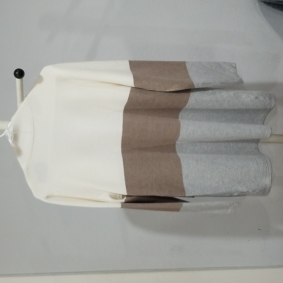 Cyrus Women's Cardigan Size L Cream Tan Gray - Picture 5 of 11